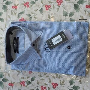 Men's Hammermade Stretch dress shirt Size L/XL 17  Hofburg